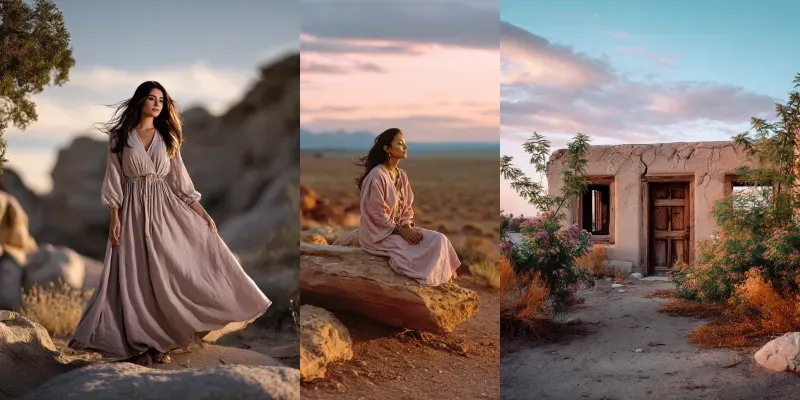 Desert Sunrises Aesthetic Southwest generated by undefined