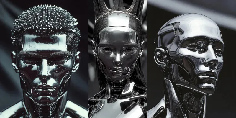 Chrome Entity Portrait Systems generated by undefined
