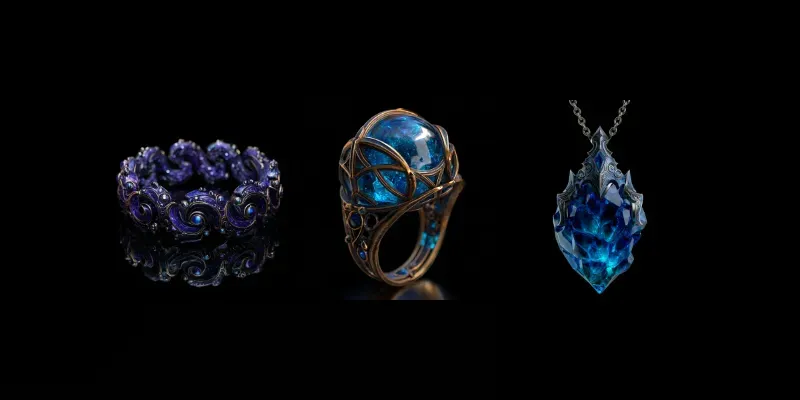World Of Warcraft Void Elf Jewelry generated by undefined