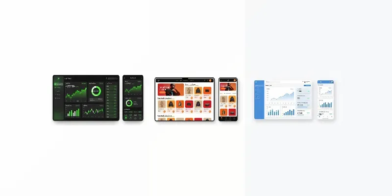 Modern Web Application UI Mockups generated by undefined