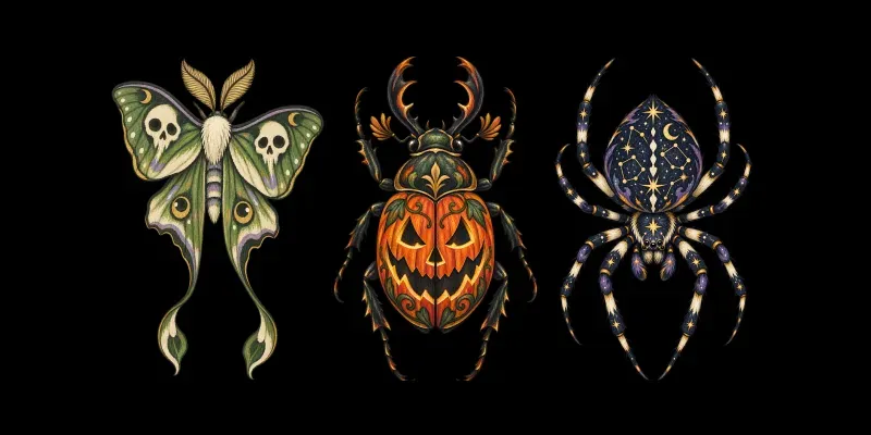 Halloween Naturalhistory Specimens generated by undefined