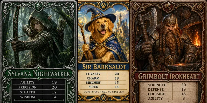 Custom Trading Card Studios generated by undefined