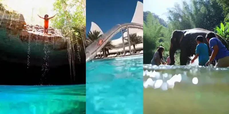 Viral Hydrokinetic Travel Reels generated by undefined