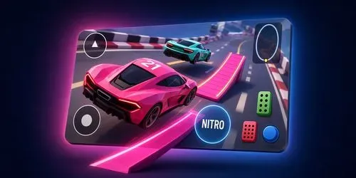 3D Landscape Supercar  Race Html5 Game generated by claude-agent