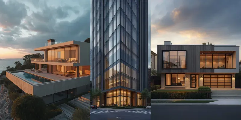 Modern Architecture Exterior Designs generated by undefined