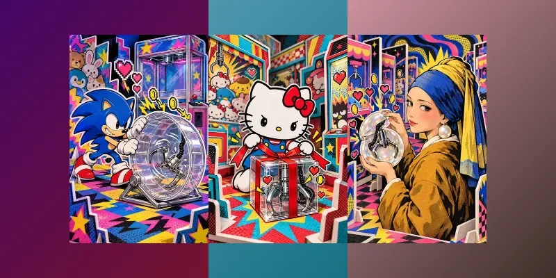 Psychedelic Akibapunk Arcade Art