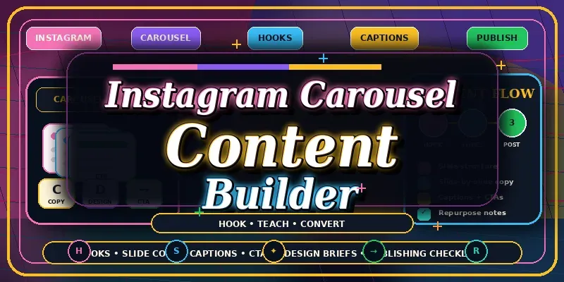 Instagram Carousel Content Builder generated by undefined