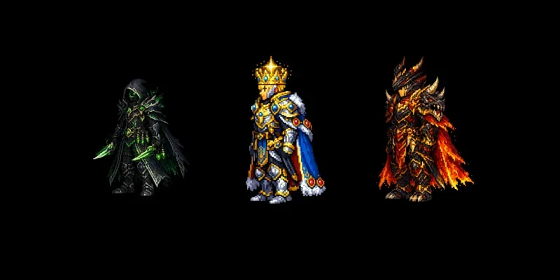 8bit Mmorpg Hero Sprites generated by undefined
