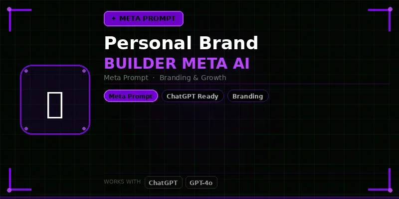 Personal Brand Builder Meta Ai generated by undefined