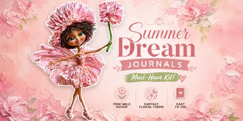 Summer Daydream Fantasy Junk Journals generated by undefined