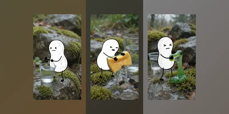 Doodle Character Wet World ASMR Videos generated by undefined