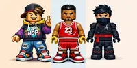 Lego Fullbody Character Vector Packs chatgpt-image prompt mini thumbnail