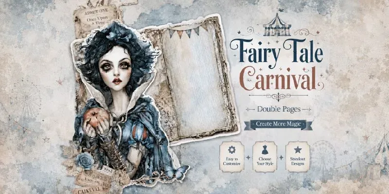 Fairy Tale Carnival Double Pages generated by undefined