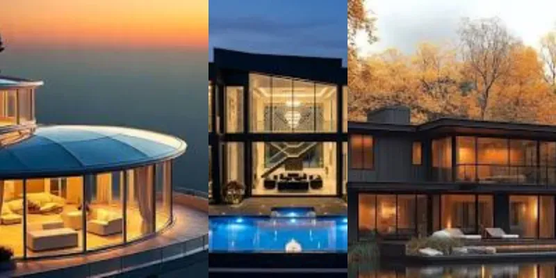 Luxury Exterior Architecture Modern Vis generated by undefined