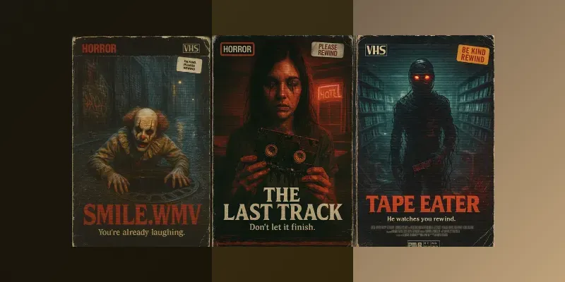 Lost Horror Vhs Covers From The 80s generated by undefined