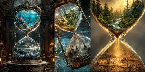 Hourglass Realms Art generated by chatgpt-image