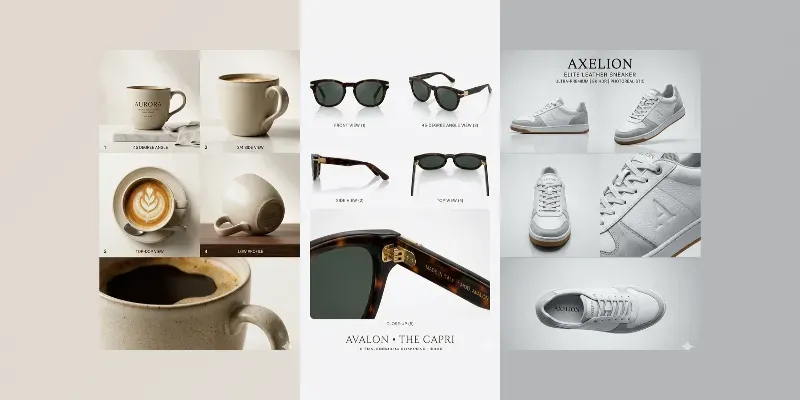 Multiangle Product Showcases generated by undefined