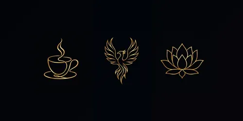 Minimal Line Art Logos generated by chatgpt-image