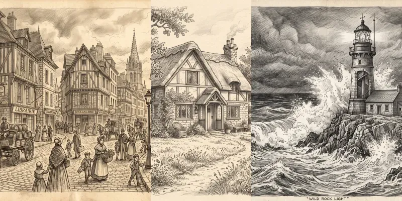 Pencil Sketch Illustrations generated by undefined