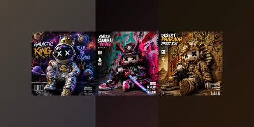 Urban Graffiti Toy Legends generated by chatgpt-image