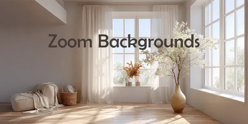 Interior Photo Backgrounds Zoom Meetings generated by undefined