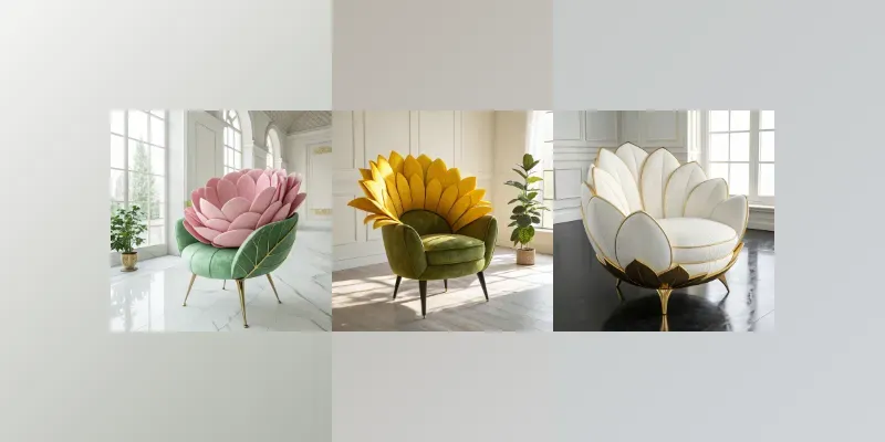 Luxury Flower Thrones generated by undefined