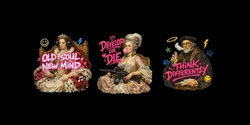 Streets And Ancient Paintings generated by chatgpt-image