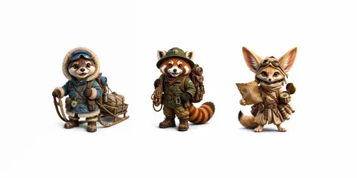 Adventurous Character Explorers generated by chatgpt-image