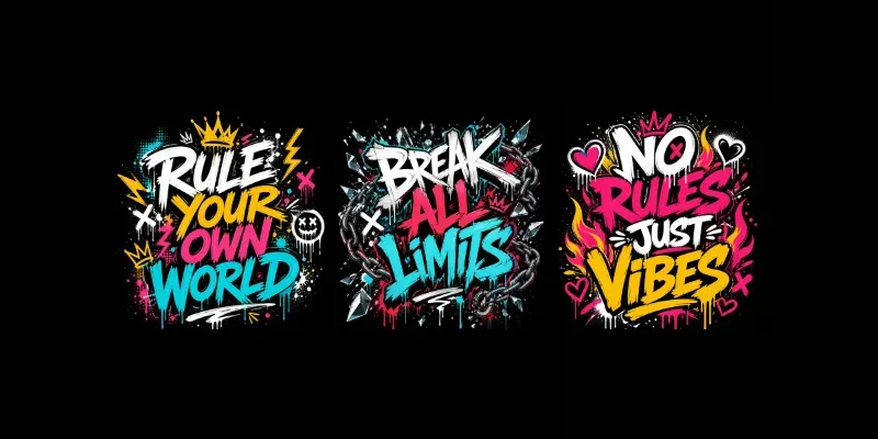 Streetwear Graffiti Typography generated by undefined