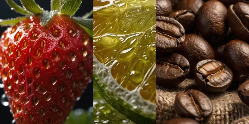 Macro Hyperrealistic Food Ingredients generated by undefined