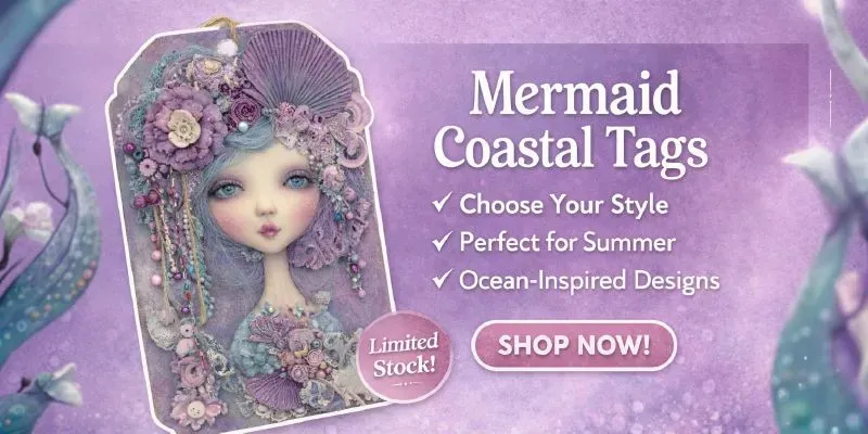 Summer Mermaid Coastal Product Tags generated by undefined
