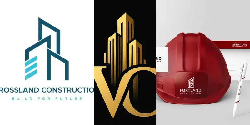 Professional Construction Logo Brandings