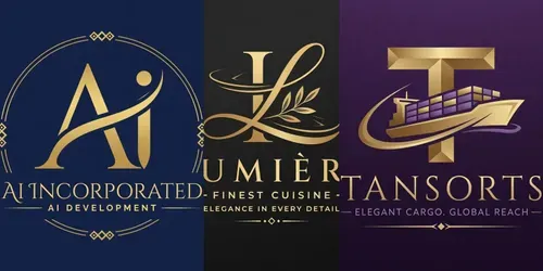 Luxury Minimalist Logo Generator generated by grok-image