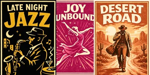 Vintage Bold Posters Any Text generated by chatgpt-image