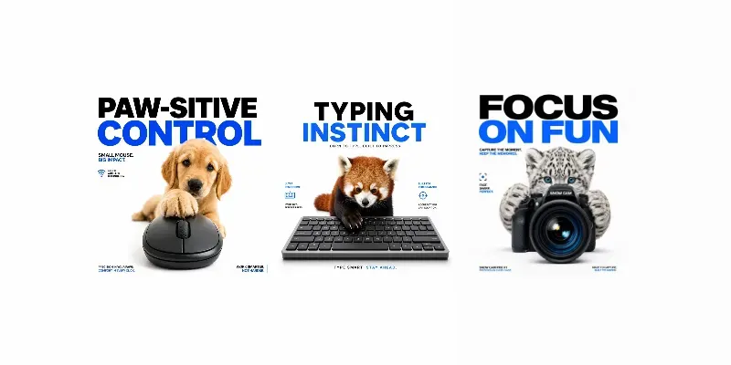 Minimalist Optical Illusion Ads generated by undefined