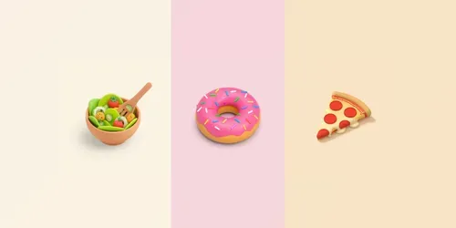 3D Isometric Food Restaurant Icons generated by leonardo