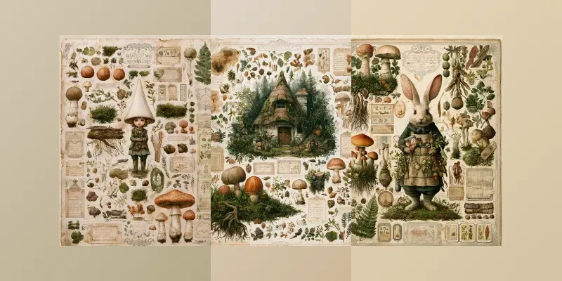 Forest Tales Of The Mushroom Kingdoms generated by undefined