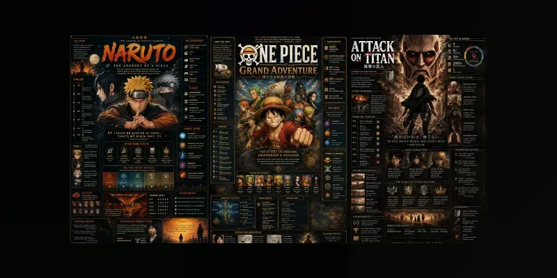 Anime Infographic Poster Makers generated by undefined