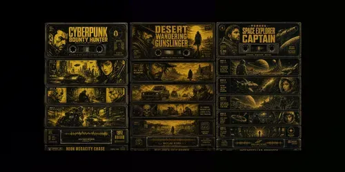 Retro Cassette Cinema Poster Packs generated by chatgpt-image