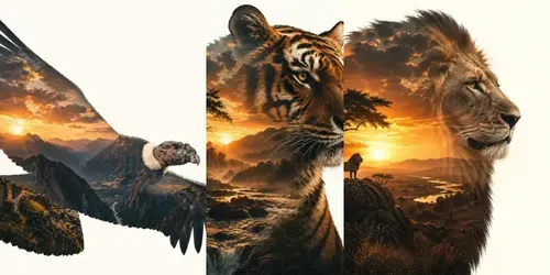 Double Exposure Inner Worlds generated by chatgpt-image