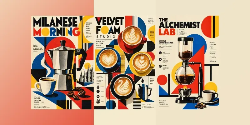 Aesthetic Pop Art Coffee Posters