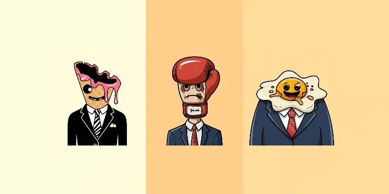 Twisted Mascots Flat Edgy Icons