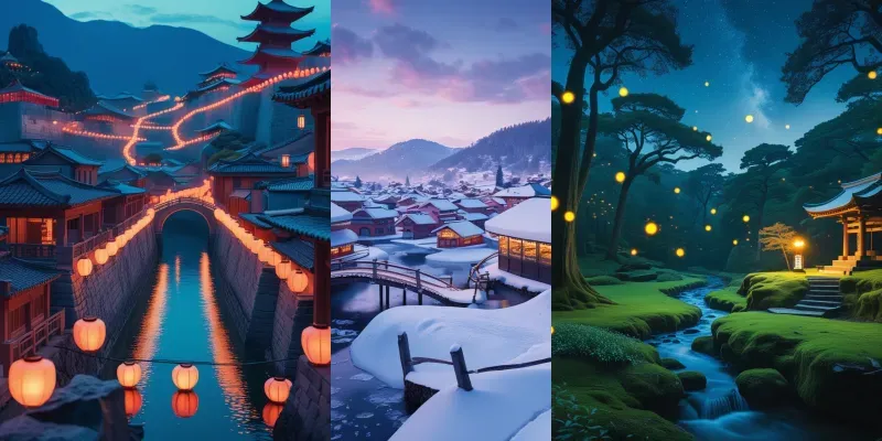 Ghibli Style Images generated by undefined