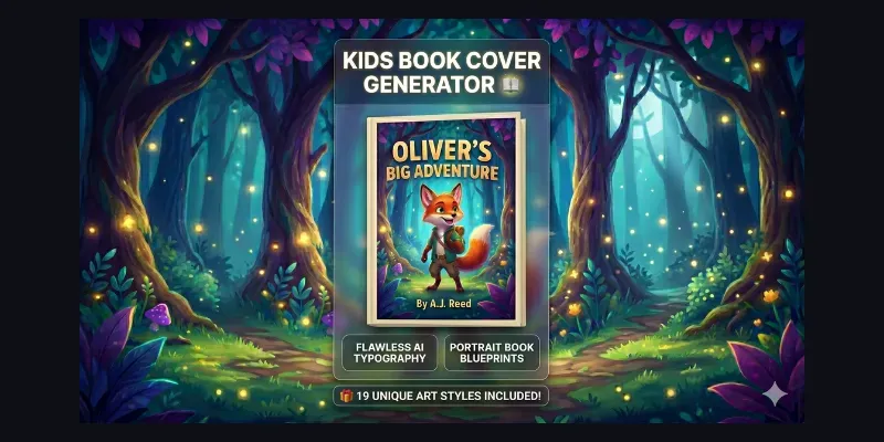 Kids Book Cover Illustrations generated by undefined