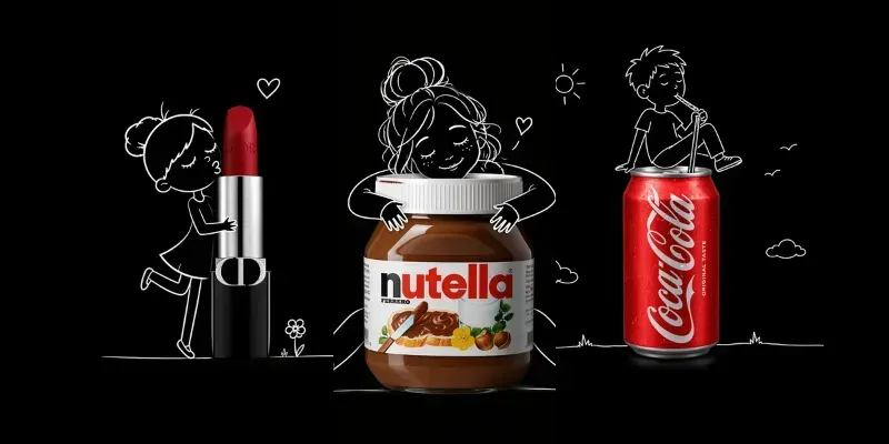 Minimal Doodle Stickman Product Objects generated by undefined