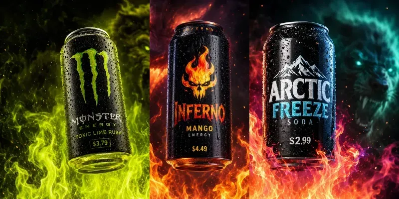 Neon Inferno Drink Ads Collections generated by undefined