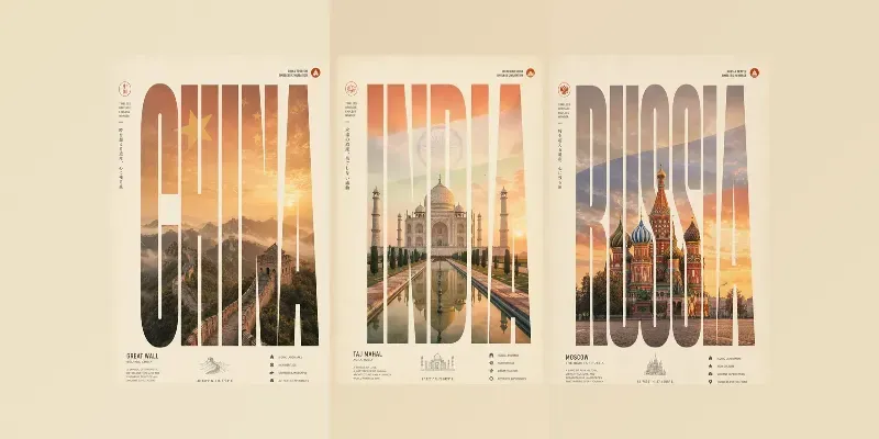Editorial Travel Posters generated by undefined