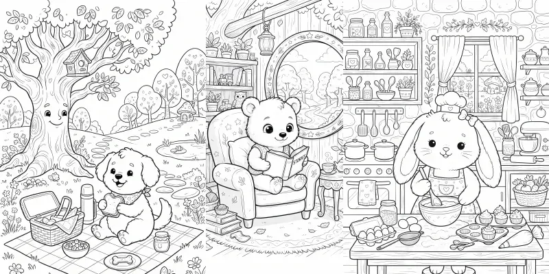 Coloring Book Generator
