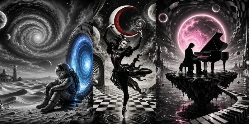 Monodream Poster Engines generated by undefined