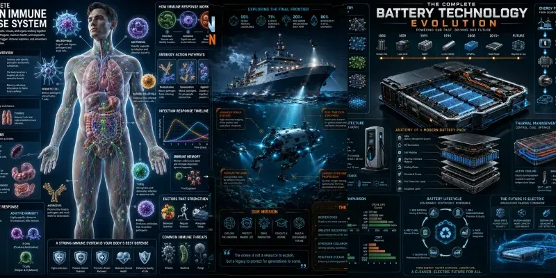 Cinematic Scientific Infographic Posters generated by undefined